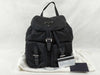 PRADA Nylon PRADA Rucksack 1BZ677 Black Nylon x Leather Rucksack