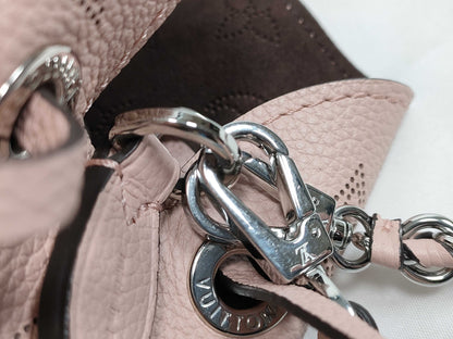 LOUIS VUITTON LOUIS VUITTON Bella Handbag M57068 Magnolia Mahina Mahina Calf Leather RFID Verified Handbag