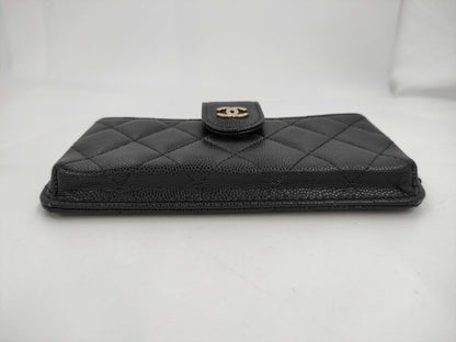 CHANEL CHANEL Matrasse/Timeless Classic Smartphone Case Timeless Classic Smartphone Case AP2536 Black Caviar Skin 31st Series Other Accessories