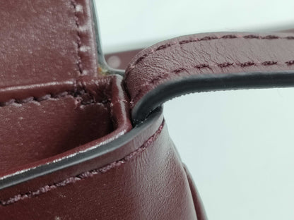 GUCCI GUCCI Allie Shoulder Bag 550129 Bordeaux Leather Shoulder Bag