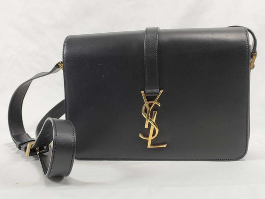 SAINT LAURENT SAINT LAURENT PARIS Universite Shoulder Bag 357403 Black Leather Shoulder Bag