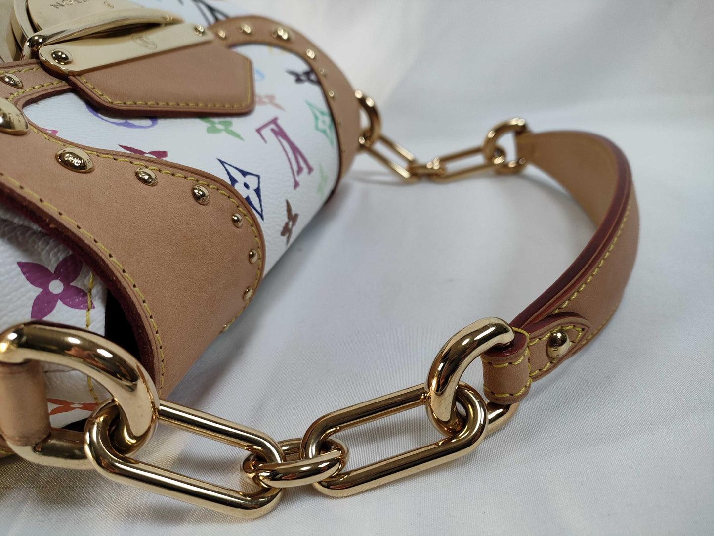 LOUIS VUITTON Monogram Multicolor LOUIS VUITTON Marilyn Shoulder Bag M40127 Bron Monogram Multicolor Monogram Multicolor Canvas MI1078 Shoulder Bag