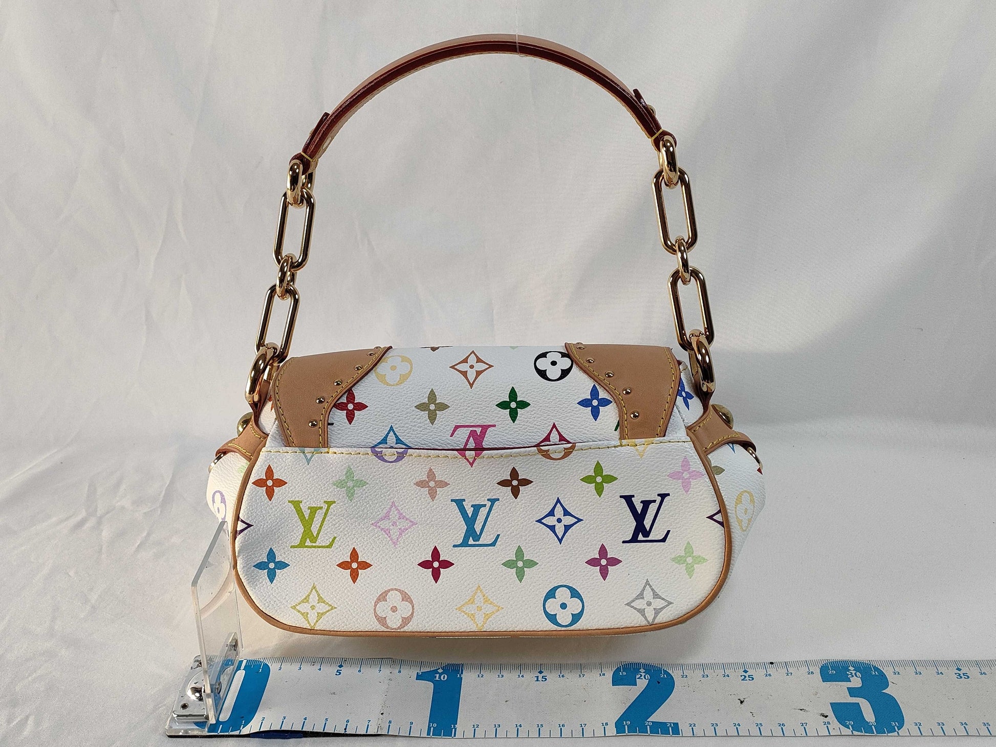 LOUIS VUITTON Monogram Multicolor LOUIS VUITTON Marilyn Shoulder Bag M40127 Bron Monogram Multicolor Monogram Multicolor Canvas MI1078 Shoulder Bag