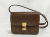 CELINE CELINE Teen Classic Shoulder Bag 192523DLS.04FG Dark Brown Box Calfskin Shoulder Bag