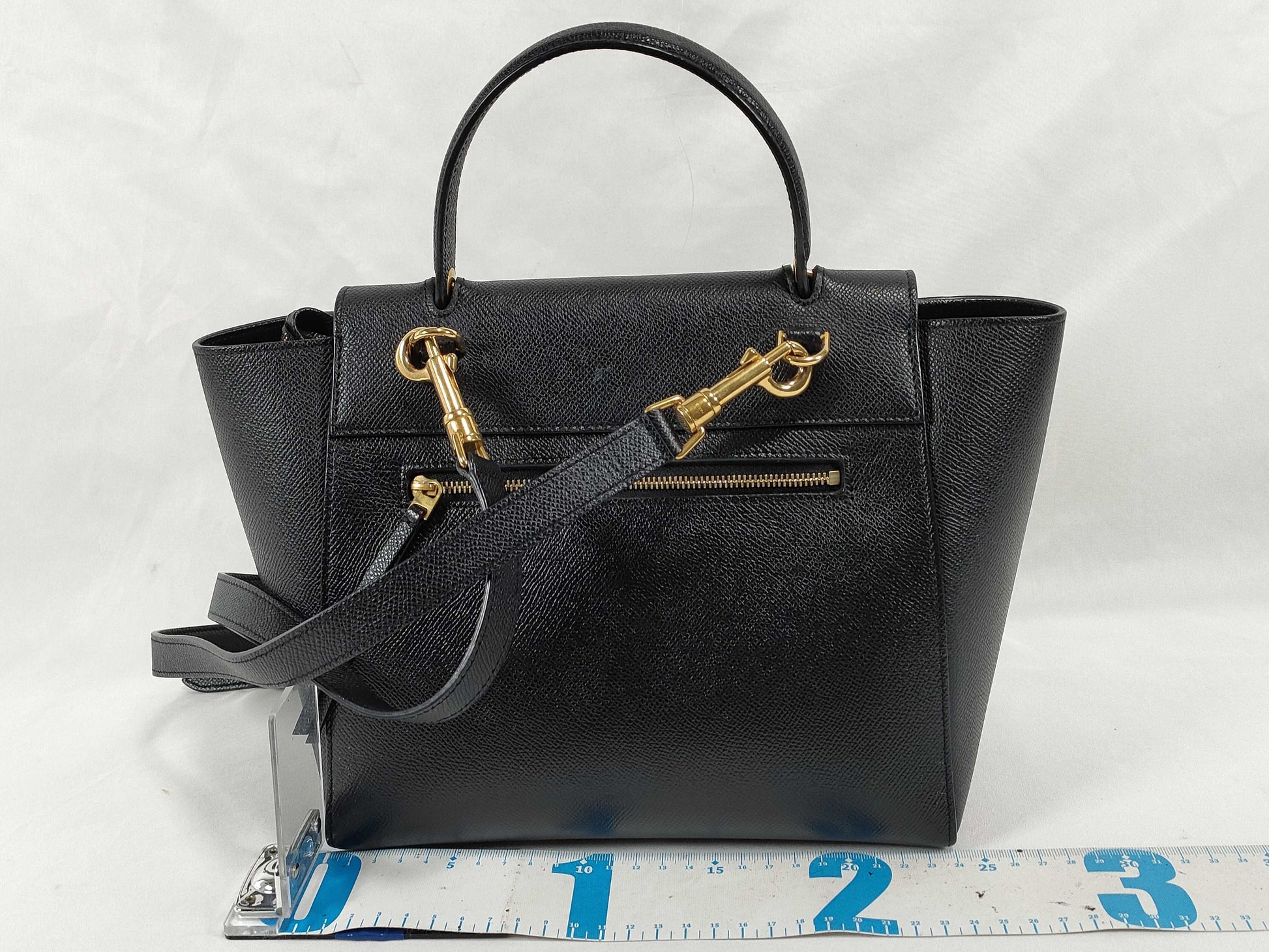 CELINE CELINE Belt Bag Micro Handbag 189153ZVA.38NO Black Grained Calfskin Handbag