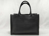 Dior DIOR/ChristianDior Book Tote Medium Bag/Old Small Tote Bag M1296ZGSB_M900 Black Calfskin Tote Bag