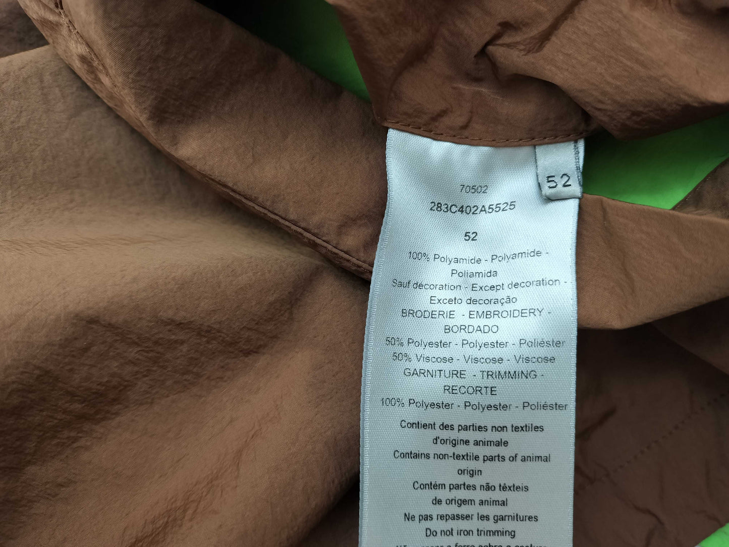 Dior Dior Homme 2022SS Anorak Nylon Jacket 283C402A5525 Men's Size 52 Jacket