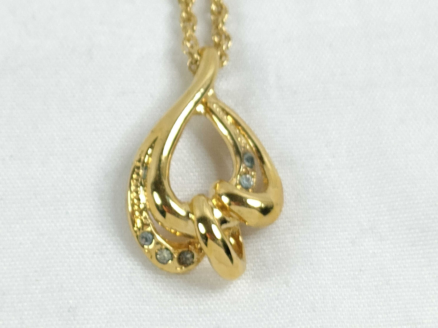 LANCEL Rhinestone Necklace Necklace