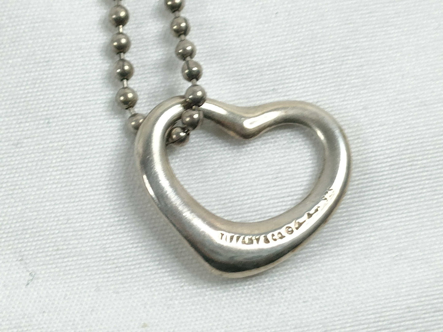 Tiffany&Co. Open Heart Tiffany SV925 Open Heart Necklace Necklace