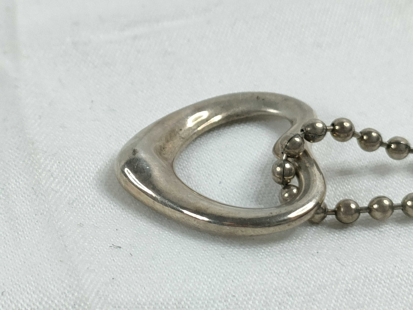 Tiffany&Co. Open Heart Tiffany SV925 Open Heart Necklace Necklace