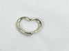 Tiffany&Co. Open Heart Tiffany SV925 Open Heart Necklace Top Pendant Top