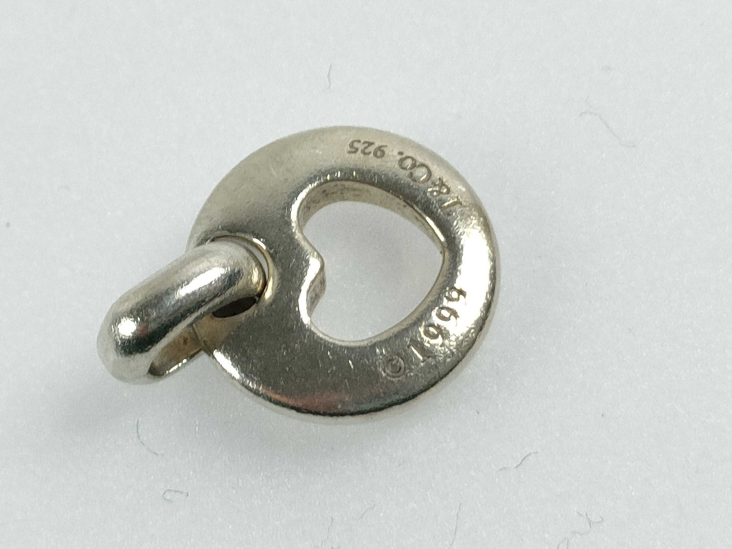 Tiffany & Co. SV925 Heart Necklace Top Pendant Top