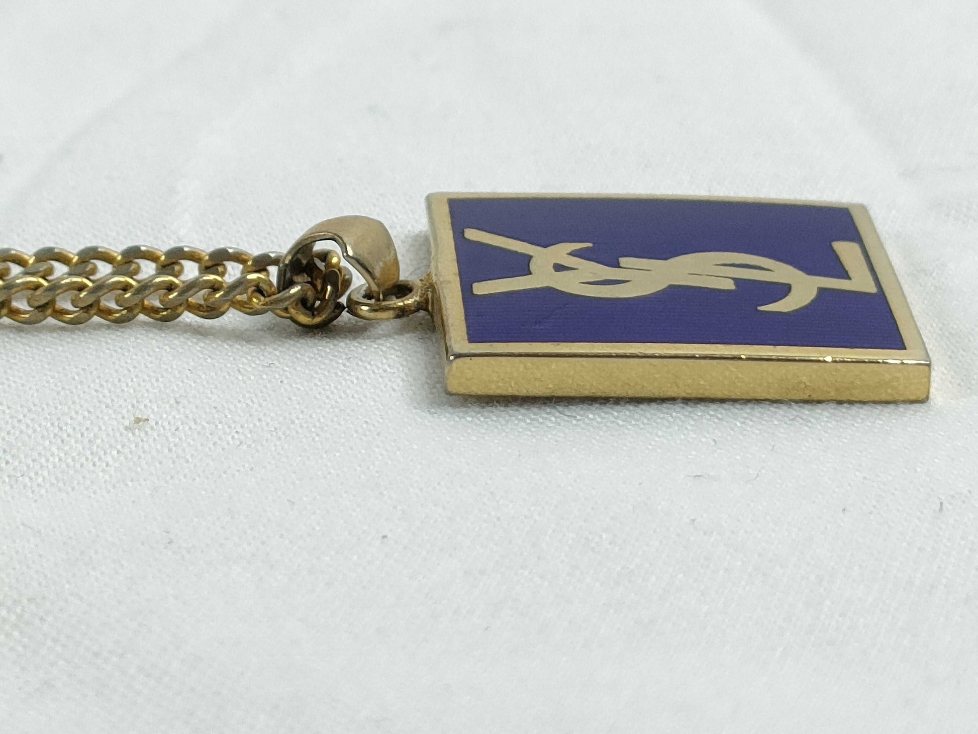Yves Saint Laurent YSL Logo Necklace Necklace