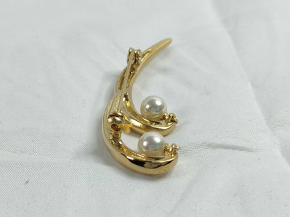 Pierre Cardin Faux Pearl Brooch Brooch