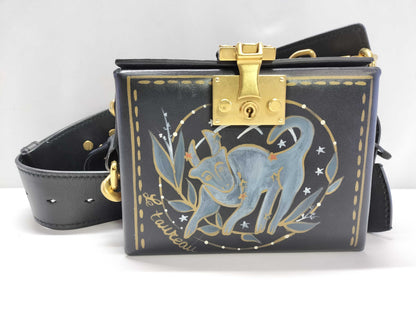 Dior Christian Dior Christian Dior Addict Animal Print Gold Hardware Box Shoulder Bag Shoulder Bag