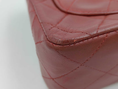 CHANEL Mini Matlasse Chain Shoulder Red Shoulder Bag