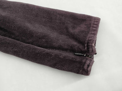 CHANEL CHANEL Jacket P20057V11559 #38 Velvet Coco Mark Button Top Jacket