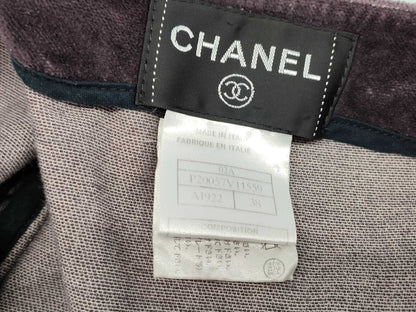 CHANEL CHANEL Jacket P20057V11559 #38 Velvet Coco Mark Button Top Jacket