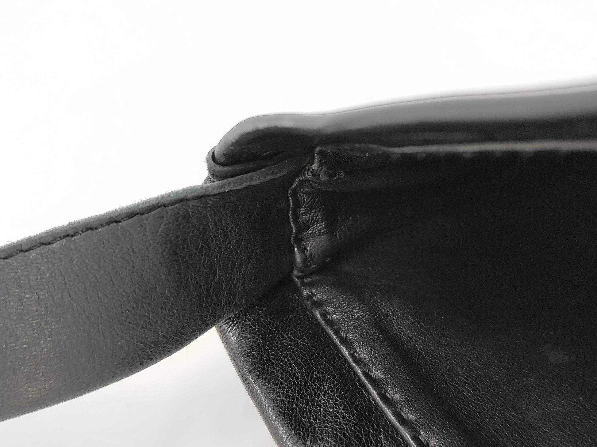 HERMES Tudu Leather Shoulder Bag Shoulder Bag