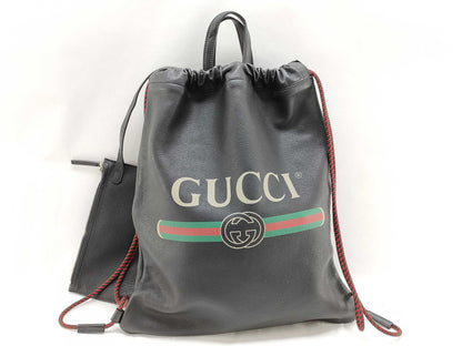 GUCCI Gucci Drawstring Backpack 516639 Rucksack
