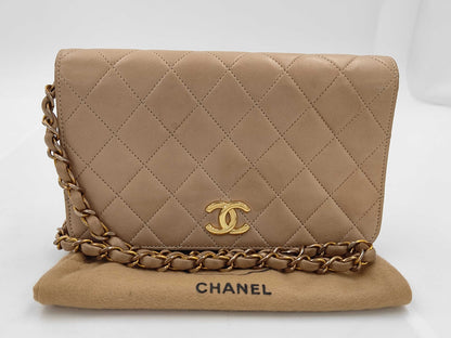 CHANEL Pushlock Matlasse Shoulder Bag