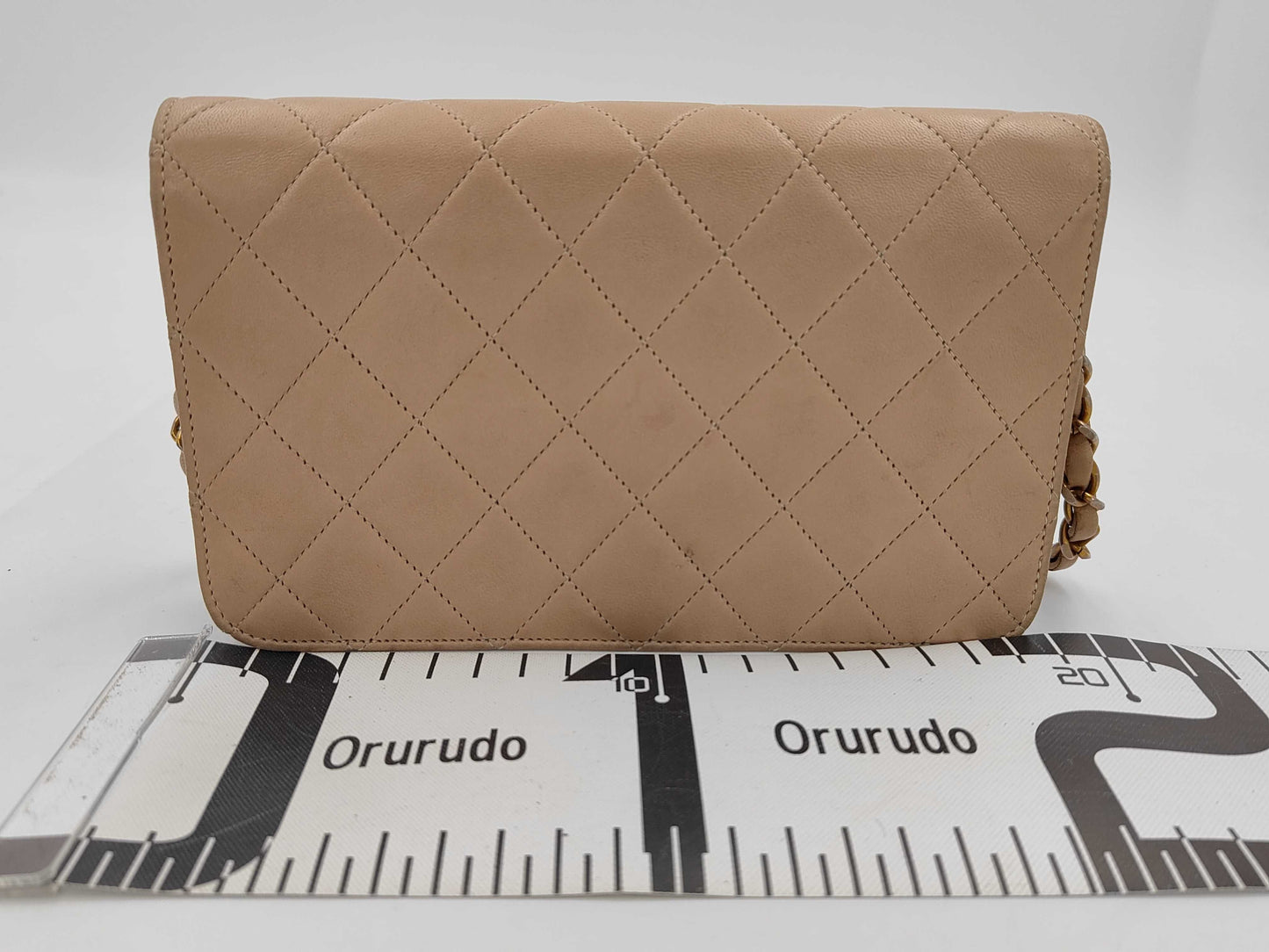 CHANEL Pushlock Matlasse Shoulder Bag