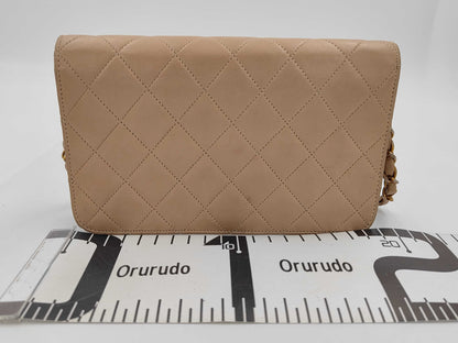 CHANEL Pushlock Matlasse Shoulder Bag