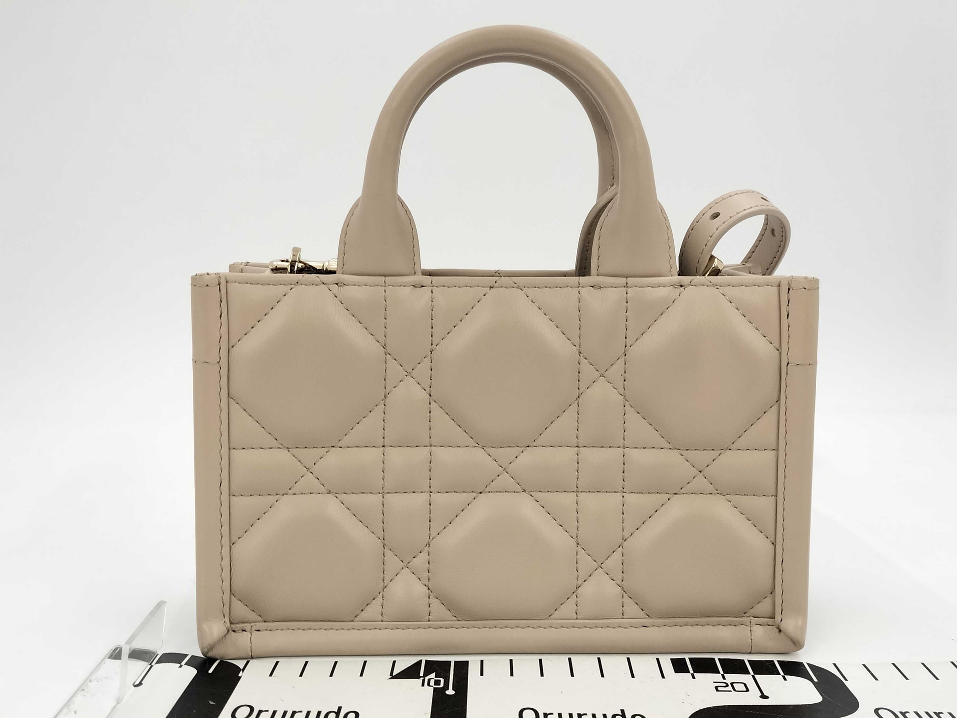 Dior Macrocanage Book Tote Mini Handbag