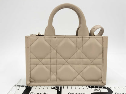 Dior Macrocanage Book Tote Mini Handbag