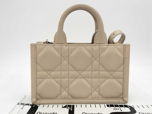 Dior Macrocanage Book Tote Mini Handbag
