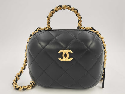 CHANEL Top Handle Small Vanity 2WAY Shoulder Bag