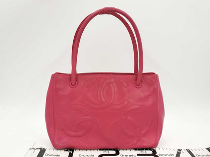 CHANEL Leather Tote Tote Bag