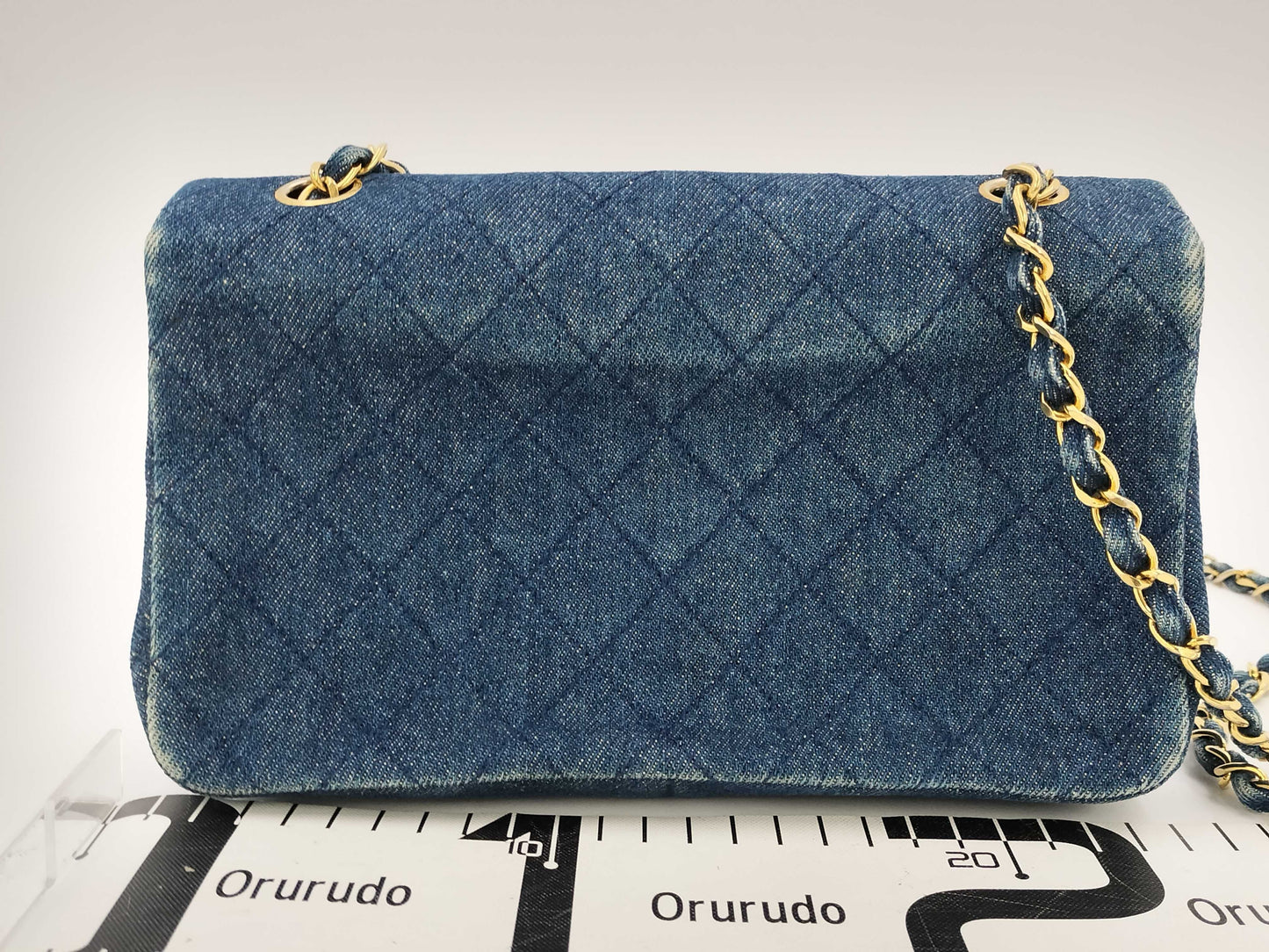 CHANEL Denim Full Flap Shoulder Bag Shoulder Bag