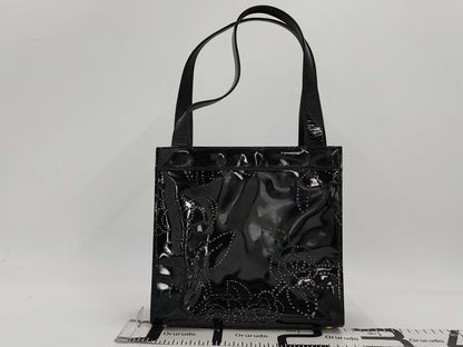 CHANEL Camellia Tote Patent Leather Tote Bag