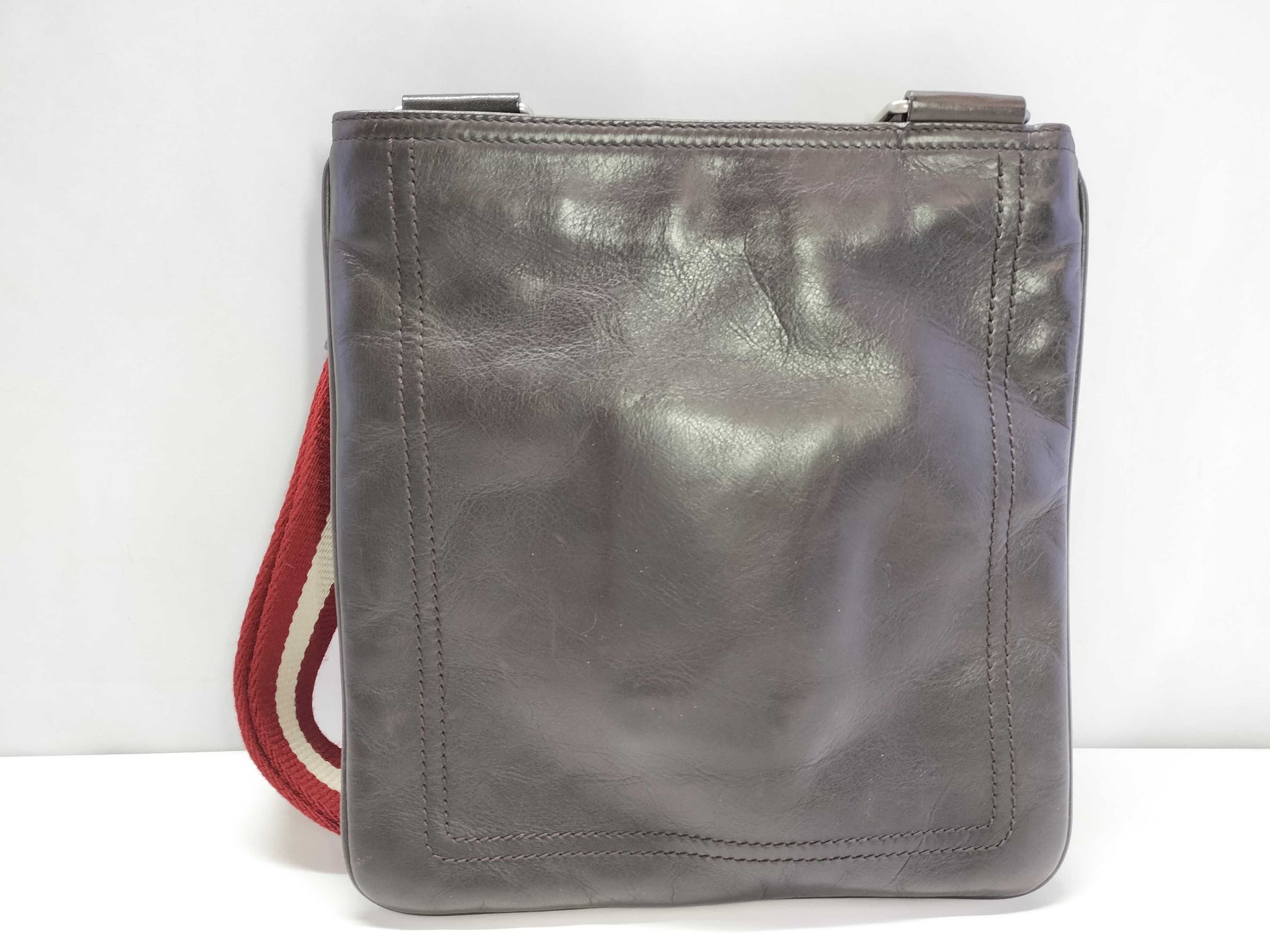 BALLY Leather Trainspotting Shoulder Bag Shoulder Bag