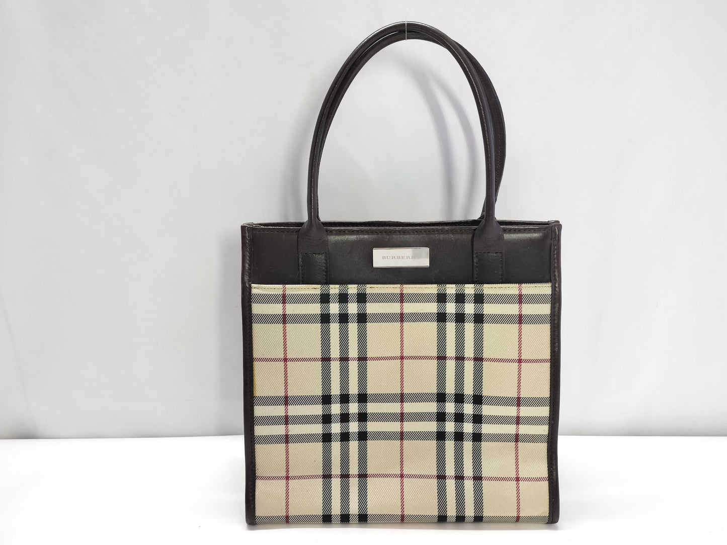 BURBERRY Plaid Bag Handbag Handbag