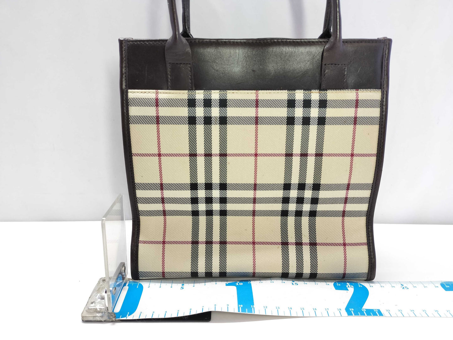 BURBERRY Plaid Bag Handbag Handbag