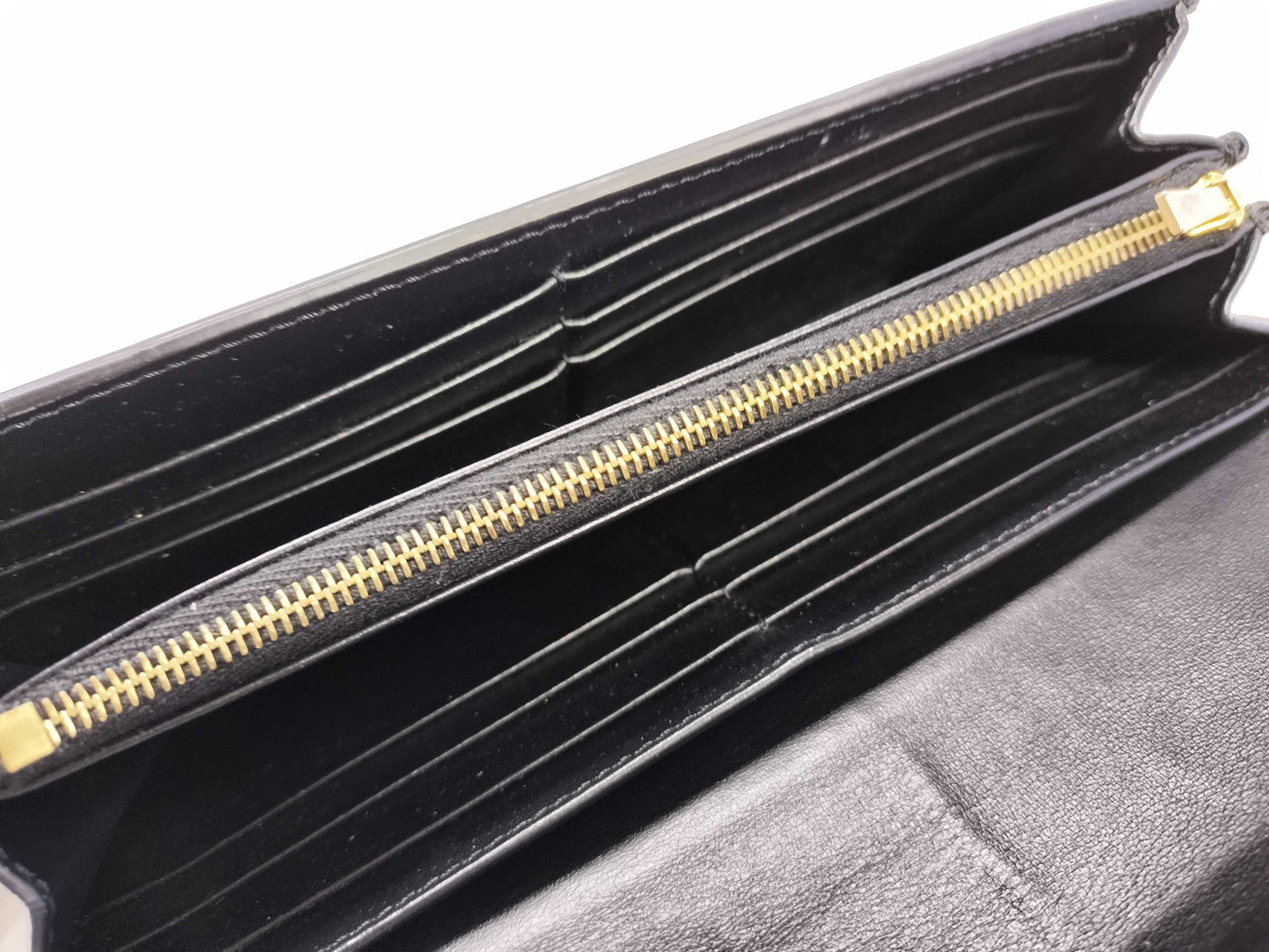 CELINE Leather Triomphe Wallet Wallet