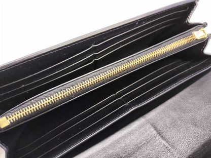 CELINE Leather Triomphe Wallet Wallet