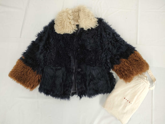 MARNI Mouton Jacket, Reversible, Regular Price: 500,000 Yen, Size 40, Coat