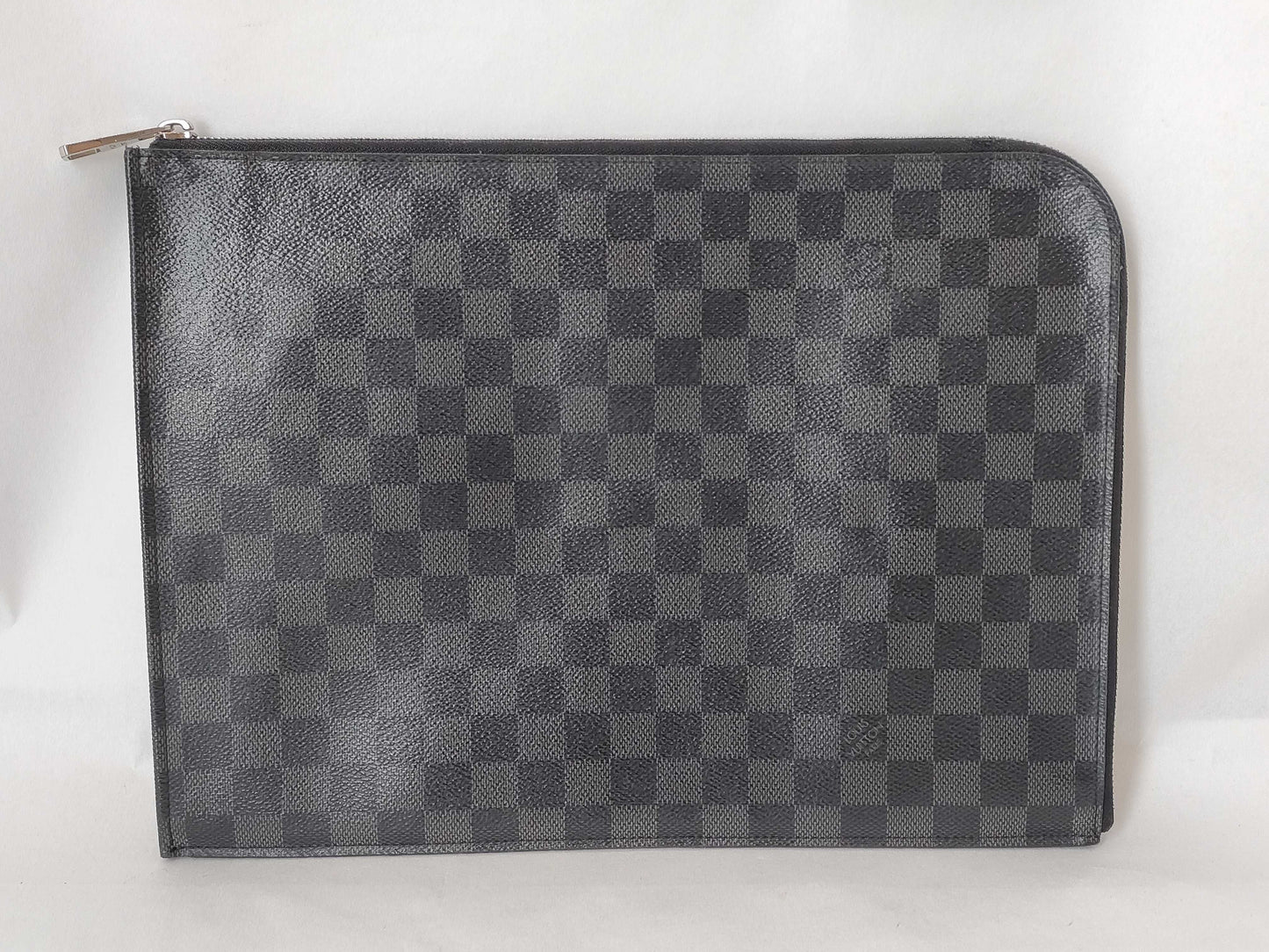 LOUIS VUITTON Damier Graphite Clutch Bag Damier Graphite Clutch Bag