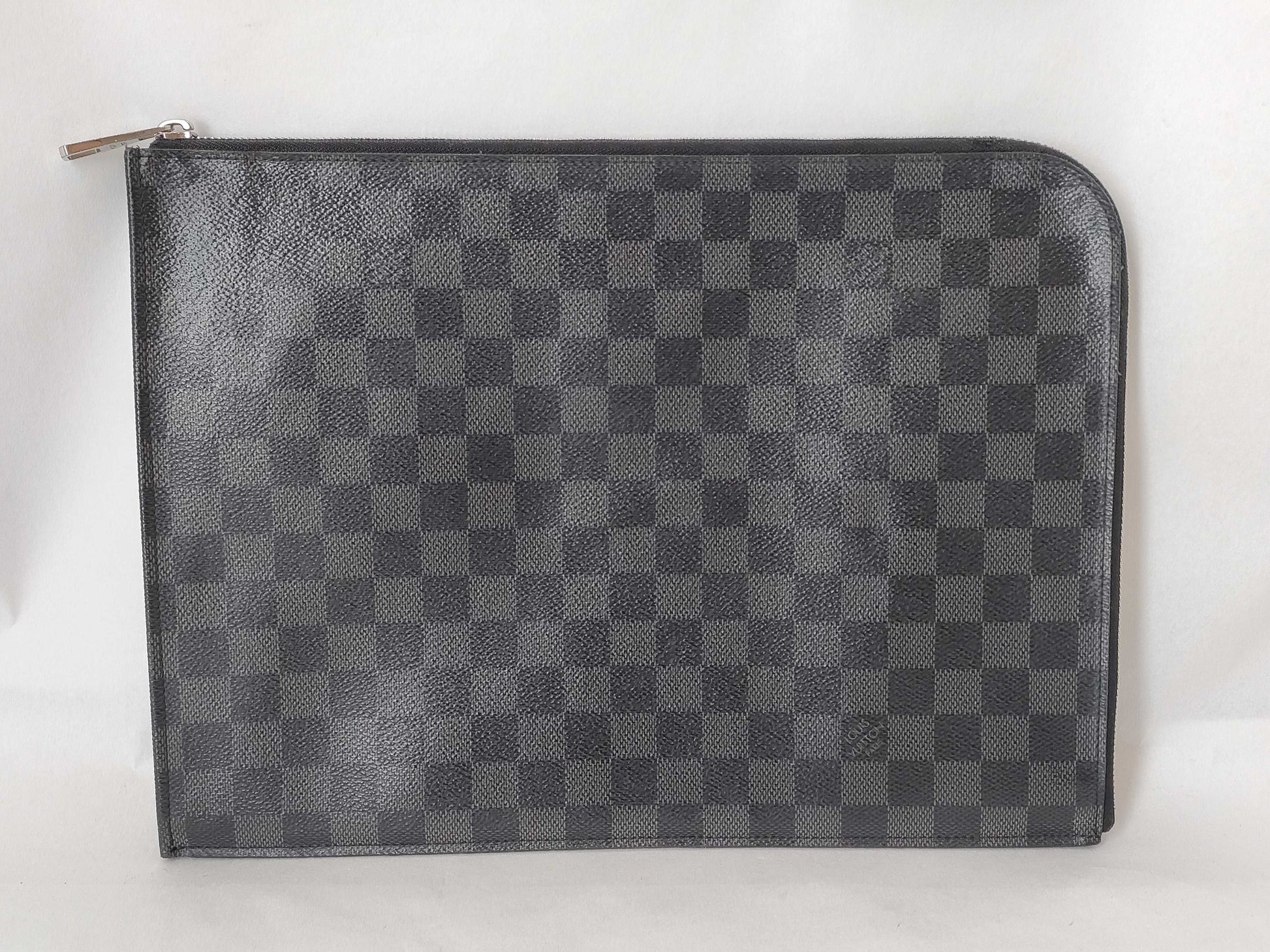 LOUIS VUITTON Damier Graphite Clutch Bag Damier Graphite Clutch Bag