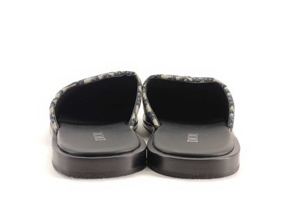 Dior Trotter Mule Sandals Oblique Canvas Navy #41 Sandals