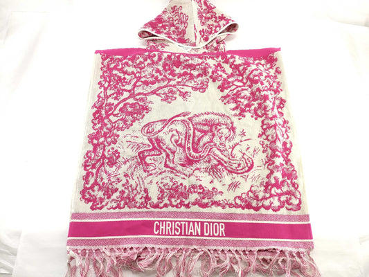 Dior Towel Poncho Pink Poncho