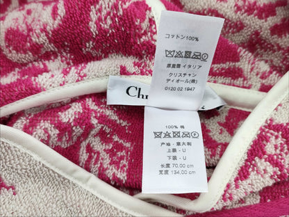 Dior Towel Poncho Pink Poncho