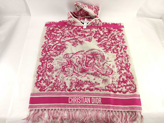 Dior Towel Poncho Pink Poncho