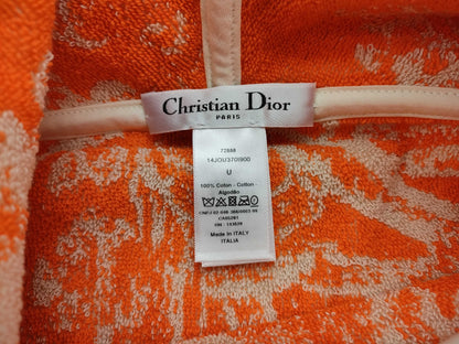 Dior Towel Poncho Orange Poncho