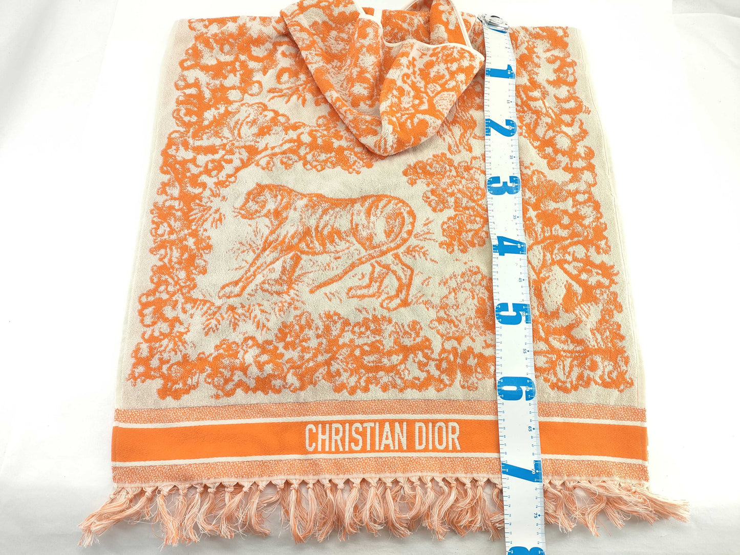 Dior Towel Poncho Orange Poncho