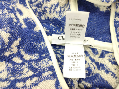 Dior Towel Poncho Blue Poncho
