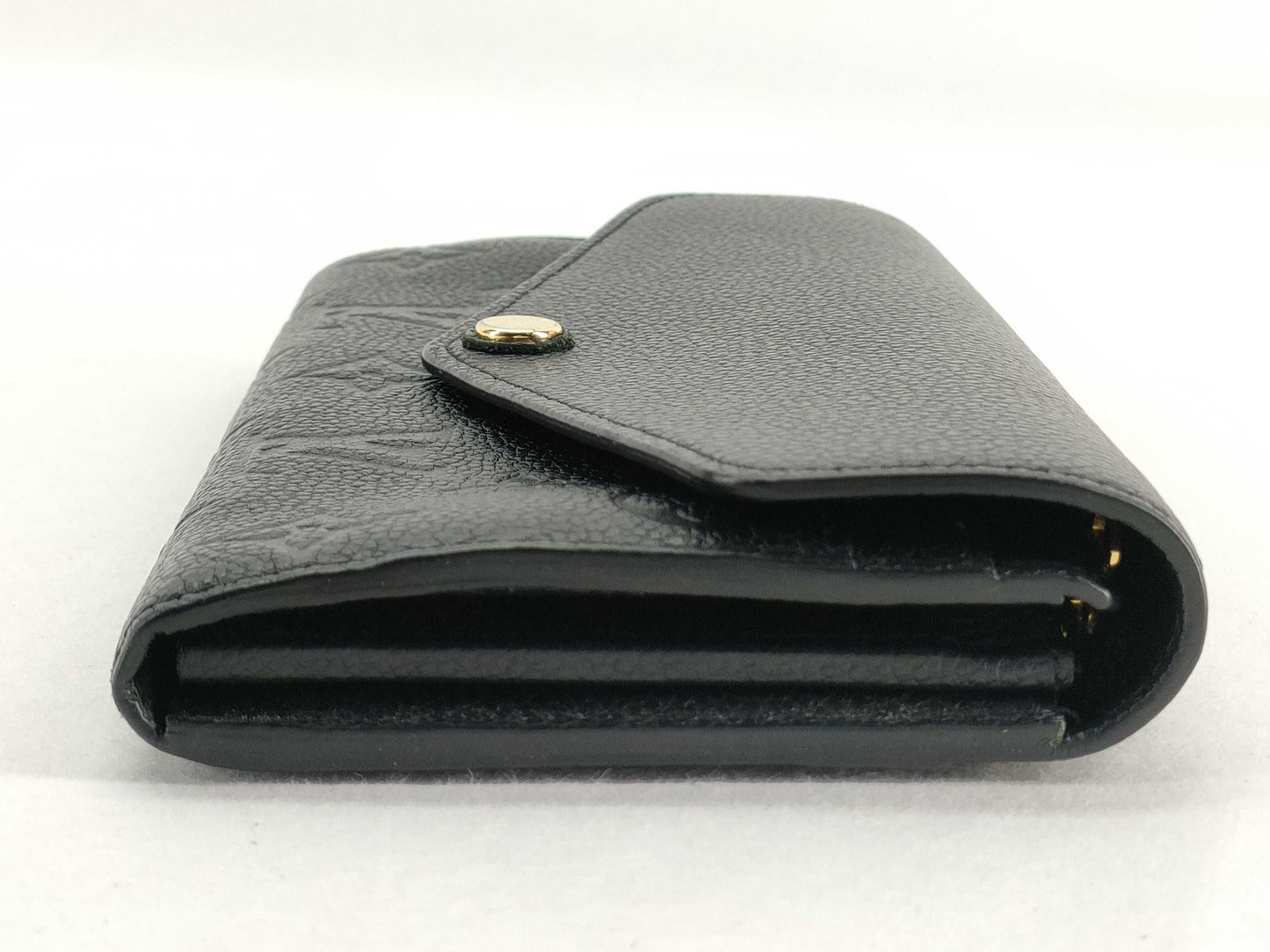 LOUIS VUITTON Monogram Unplanted Portefeuille Sara Monogram Unplanted Black M61182 CA4198 Initials Wallet